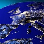topografische Karte von Europa